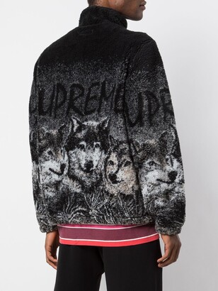Supreme Wolf Fleece Jacket - ShopStyle Outerwear